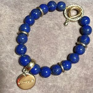 Chico’s Faux Lapis Lazuli Stretch Bracelet!